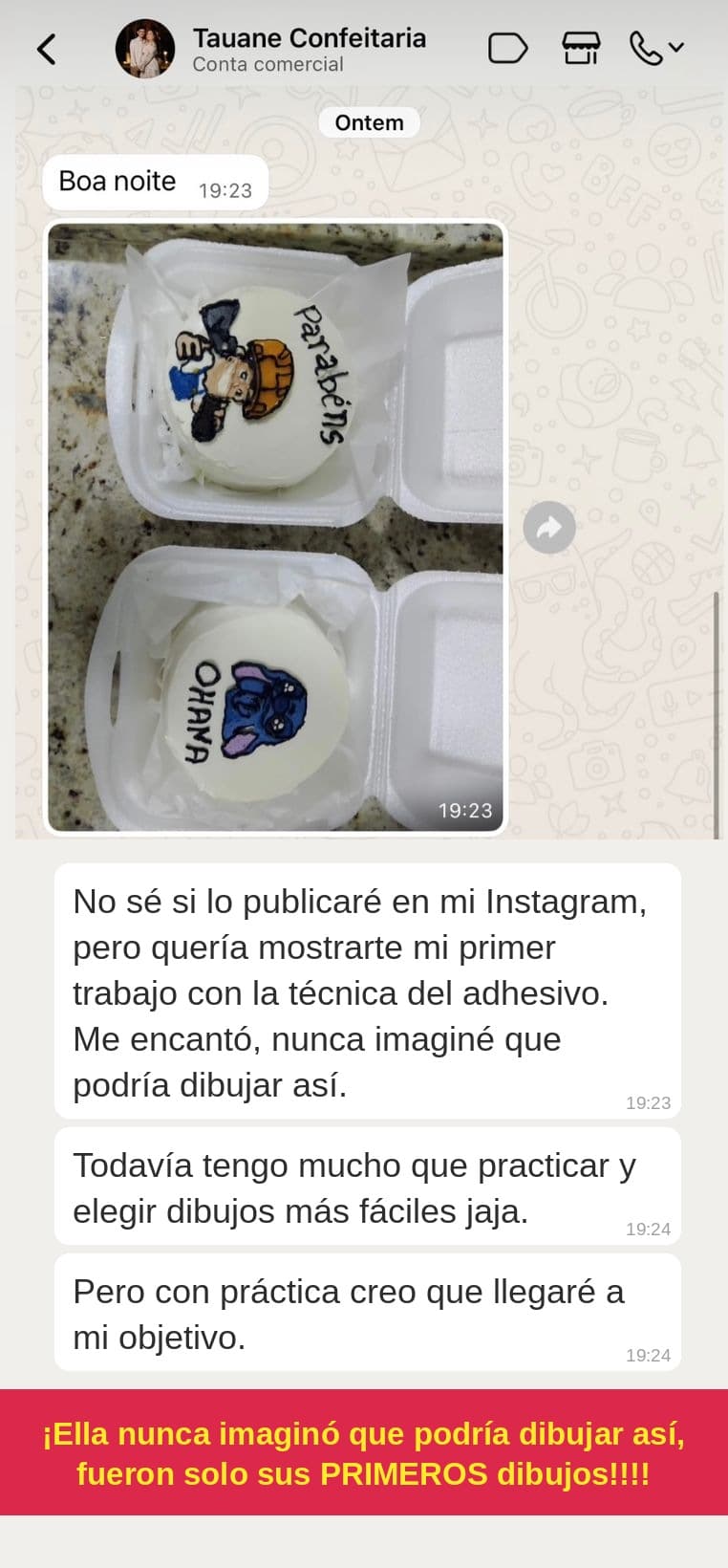 Testimonio de alumna 3 sobre el curso Técnica del Adhesivo